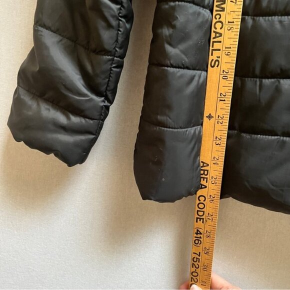 New Balance Sherpa fleece hooded puffer jacket Sz S - Picture 9 of 9